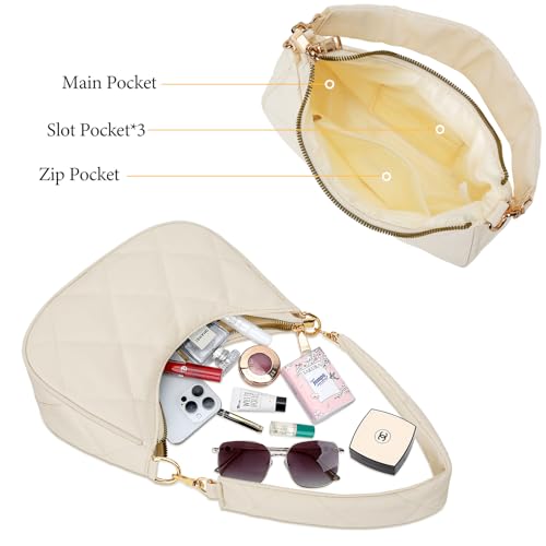 Image of KKXIU Shoulder Bag for Women Cute Hobo Purses and Handbags Retro Clutch Underarm Purse | Cute