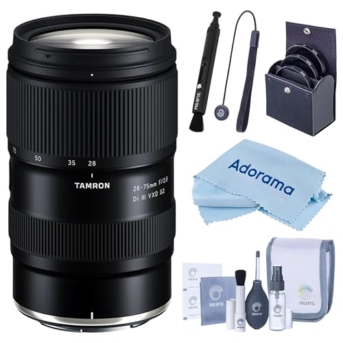 Tamron 28-75mm f/2.8 Di III VXD G2�����Y Nikon Z�p �u���b�N 67mm�t�B���^�[�L�b�g �N���[�j���O�L�b�g �����Y�L���b�v�e�U�[ �N���[�j���O�N���X�t�� Tamron(�^������)