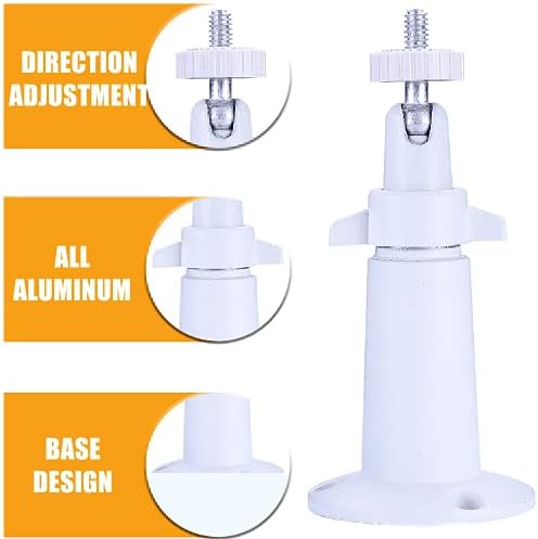 2 Pack Security Camera Wall Mount Bracket,Adjustable Indoor/Outdoor Mount for Arlo Pro Arlo Pro 2 Arlo Ultra and Other Compatible Models(White)