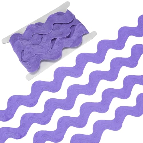 Ruban à franges en polyester violet résistant de 30 mm pour customisation - 2