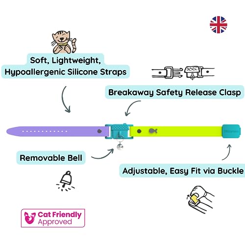 Image of Kittyrama Tahiti Cat Collar. Breakaway. Vet Approved. As Seen in Vogue. Other Styles Available