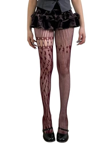 Collants résille asymétriques pour rompre la monotonie des bas classiques