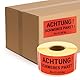 MDlabels Warnetiketten auf rolle 100x50mm 500 Stück Achtung Schweres Paket bis 31,5 kg - Versandaufkleber- Kennzeichen für Pakete