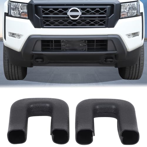 Aunginsy Front Bumper Tow Hook Covers Compatible with Nissan Frontier