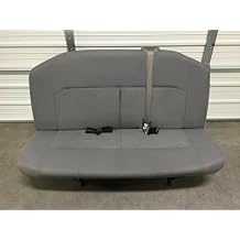 Durafit Seat Covers Waterproof Made to fit - 2009-2018 Ford E150-E350 Ford E-Series Van Middle 3 Passenger Bench Seat Waterproof Gray Leatherette