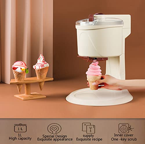 Automatische Eismaschine Mini-Haushalts-Eiscreme-Kegel-Maschine Obst-Eismaschine Für Kinder Gefrorene Fruchtpaste Slush… – Bild 7