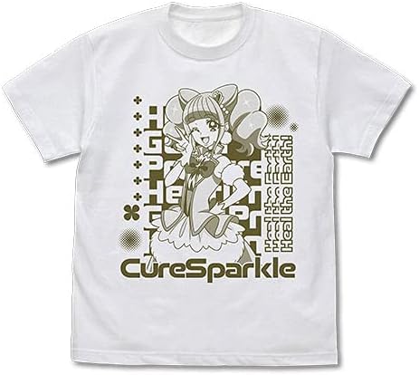 Amazon ヒーリングっど プリキュア キュアスパークル tシャツ white s アニメ 萌えグッズ 通販 Amazon ヒーリングっど プリキュア キュアスパークル tシャツ white s アニメ 萌えグッズ 通販