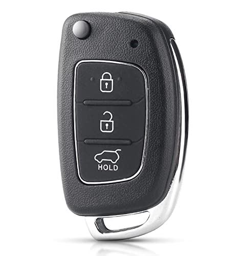 HooRLZ Hyundai Key Fob Cover Replacement For Hyundai i20 i30 i40 ix20 ix30 ix35 ix45 ix55 Tucson Santa Fe Elantra Accent Remote Car Key Cover Case