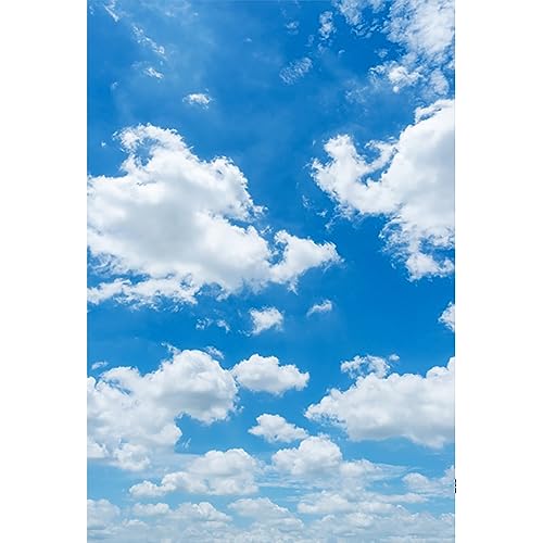 Toile de fond ciel bleu YongFoto 2x3m en vinyle pour studio photo