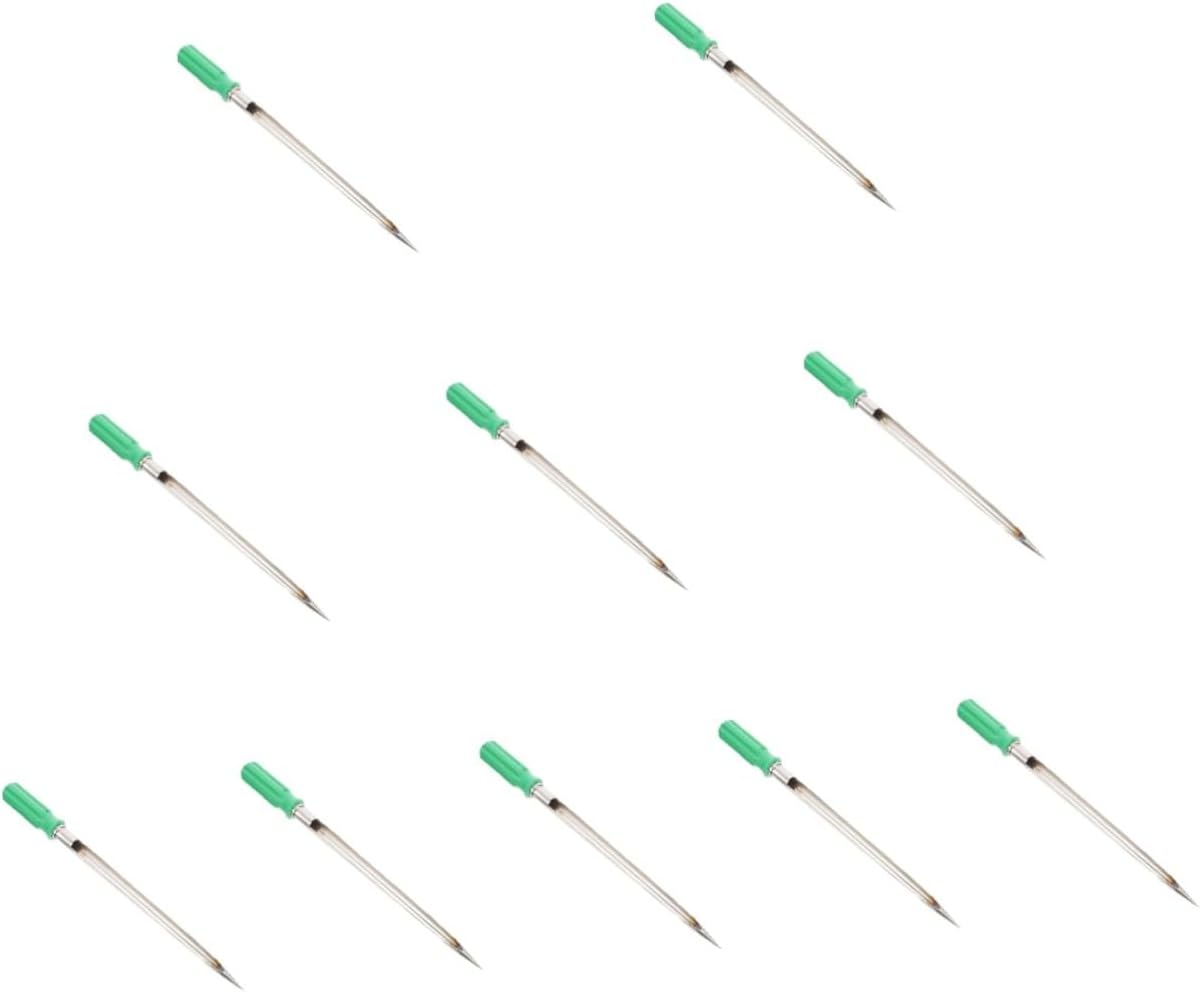 10pcs Grain Sampler Wheat Sampler Probe Cereal Sampler Rice Sampler Farm Sampling Tool Grain Sampling Tool Corn Sampler Portable Sampler Soil Sampler Tool Silver Stainless Steel