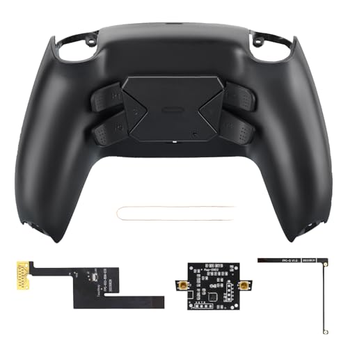 TOMSIN Back Paddles Kit for PS5 Controller BDM 030&BDM 040&BDM 050, 4 Programmable Remap Back Button Parts for PS5 Controller (only for Model BDM 030&040&050)-Black by TOMSIN - Used condition - US$19.26