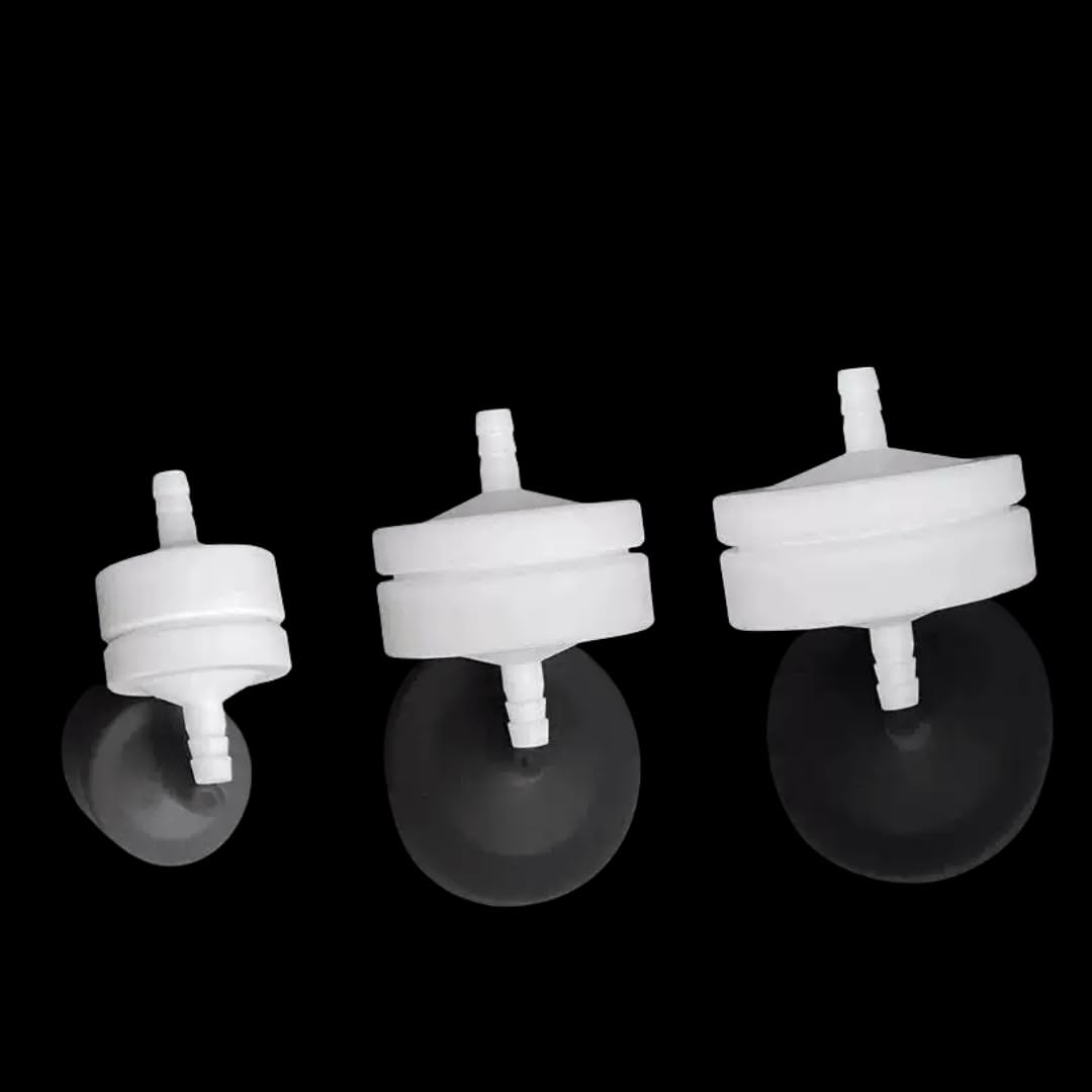 Filterhalter mit PTFE-Membranen – wiederverwendbarer PEFT-Gasprobenahmeanschluss for 25-mm-, 40-mm-, 47-mm- und 90-mm-Filter 1 Stück(90mm Membrane)