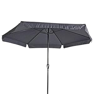 Parasol Gemini grijs Ø3mtr