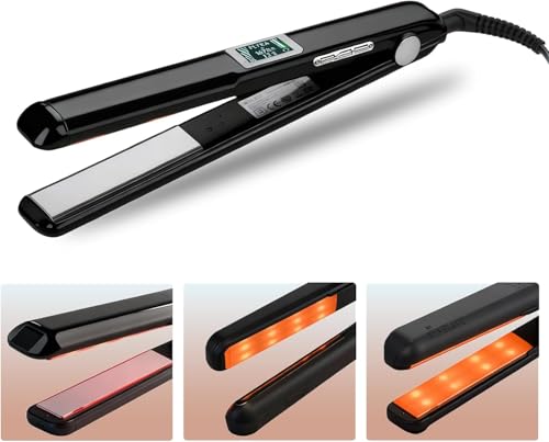 Plancha de cabello ultrasónica con pantalla LED miniatura 7