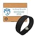 AcuBracelet Rubber Band Snap Bracelet for Stress Relief & Focus – Fidget Wristband for Calming Habits, Restlessness & Everyday Tension – Snap Technique Acupressure Band (M 7, Black)