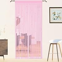 Tenda A Perline Per Porte - Antimosche Decorativa Ecru 90x245 Cm - Foto 3