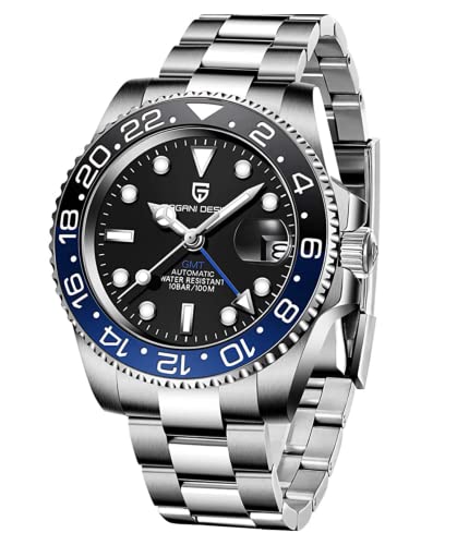 Pagani Design Pd-1662 Waterproof Mechanical Automatic Analog Stainless Steel Mens 40Mm Watch (Batman - Oyster Bracelet),Dial-Black (B099NJBGY2) Amazon Price History, Amazon Price Tracker