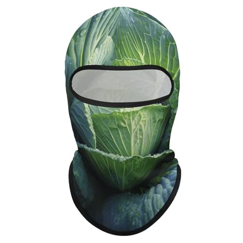 Balaclava para hombres, máscara para esquí y ciclismo, protector facial brillante para invierno miniatura 1