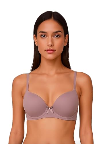 6 Pieces Women's Wired Basic Plain Light Regular Padding Everyday Bra2