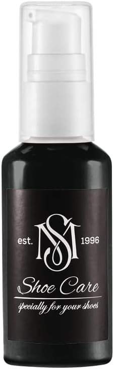 Nutritive Leather Spray - NCS S 9000-N Jet Black - Deep Conditioning & Shoe Color Restoration for Smooth Leather by MAVI STEP - 1.70 fl oz / 50 ml