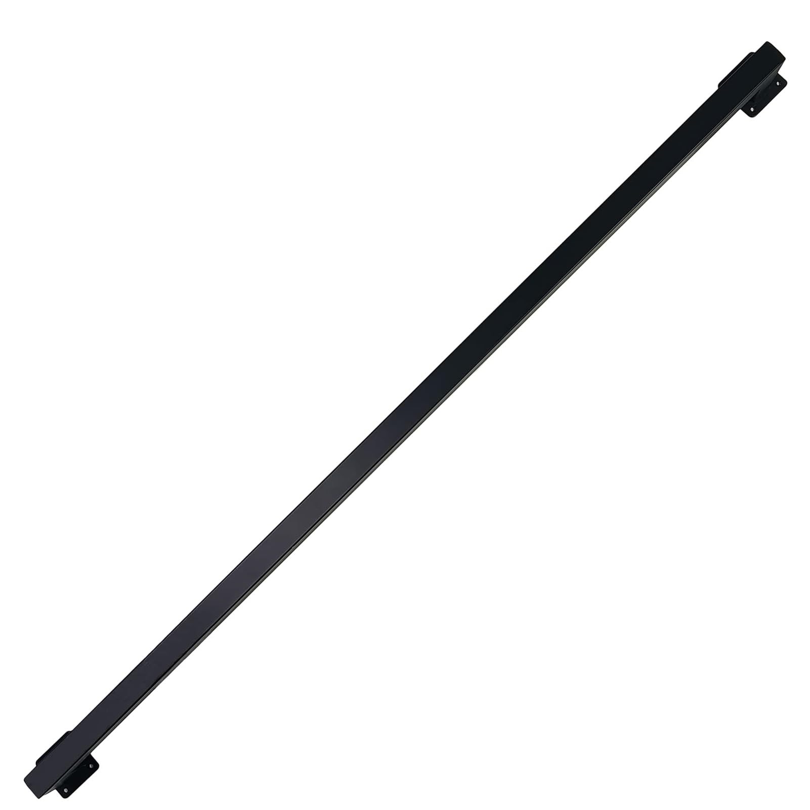 Handrail for Stairs,Industrial Wall Mount Black Metal Square Pipe Staircase RaIIing, No-Slip Porch Deck Staircases Banister Baluster(14ft/420cm)