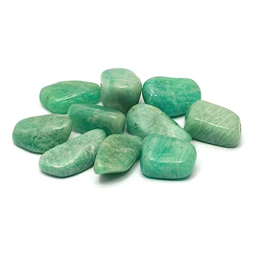 CrystalAge Amazonite Tumble Stone (20-25mm) - Single Stone
