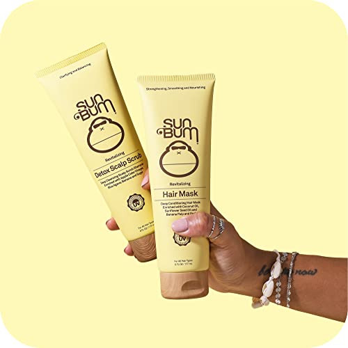 Sun Bum Revitalizing Deep Conditioning Hair Mask | Vegan And Cruelty Free Moisturizing And Restoring Hair Treatment For Damaged Hair | 6 Oz #TOP4