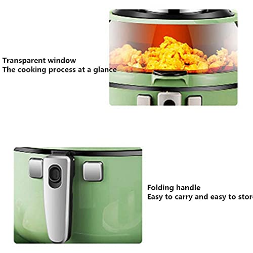 ELEdvb Luftfritteuse, 6,5 Liter Fassungsvermögen, Luftfritteuse, automatischer Haushalt, intelligenter, ölfreier, rauchfreier Luftenergieofen, ersetzt die Fritteuse jeder Familie – Bild 4