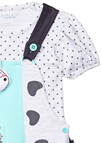 Image of Moms Love Baby-Girls Baby and Toddlers Dungarees