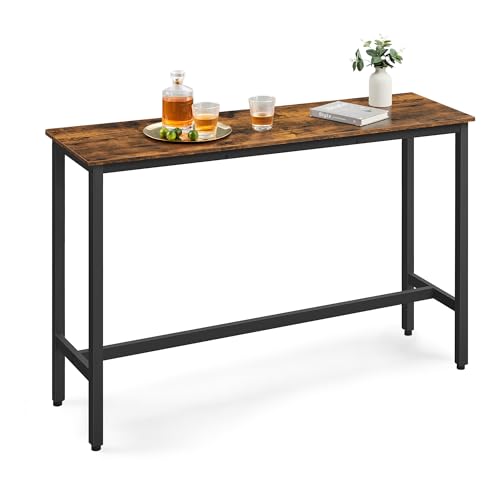 VASAGLE �J�E���^�[�e�[�u�� �p�\�R���f�X�N��140CM �V�R�� ������ �V���v�� �n�C�e�[�u�� �p�\�R���f�X�N ������� LBT140B01