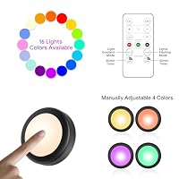 6 Stück LED Schrankbeleuchtung Unterbauleuchte Fernbedienung 16 Farben RGB – Ansicht 6