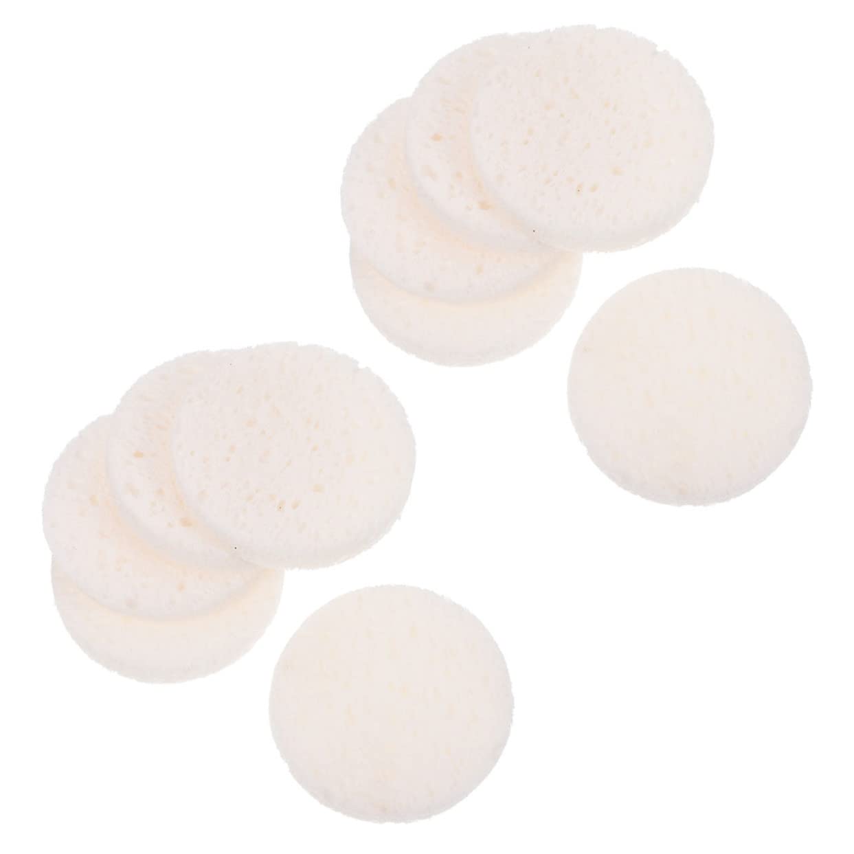 Beatifufu 40Pcs Face Cleaning Rounded Makeup Applicators for Washing Makeup Application Soft Comfortable Design for Home Salon Use