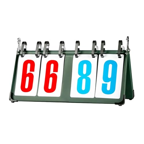 Marcador de mesa portátil 4 dígitos para voleibol miniatura 1
