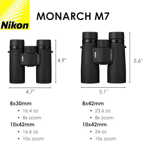 Nikon Monarch M7 10x42 Binoculares Compactos Black miniatura 2