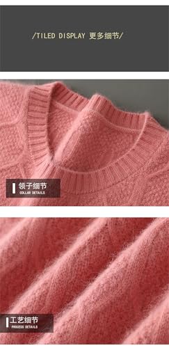 Men's Round Neck Pullover Men's and Winter Cashmere Sweater Casual Knit Loose Large Size Jumper2