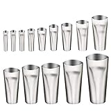 NEREIDS NET 14Pcs Caulking Nozzles, Stainless Steel Caulking Finisher Tool Kit, Caulk Nozzle...