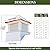 Good Directions 2118MV Manchester Vinyl Roof 18" x 22" Cupola, 18" square x 22" high, White/Copper