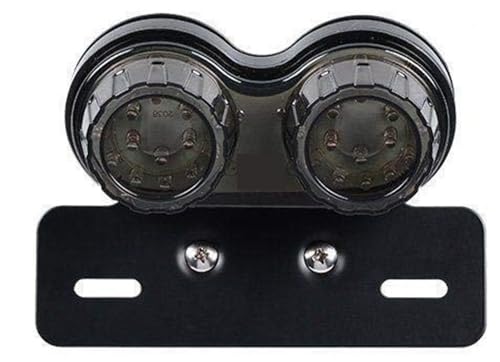 Luz trasera freno motocicleta universal 12V para solucionar fallos de visibilidad