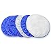 FONAROLL 5 to 6 Inch Car Polisher Pad Bonnet, 15Pcs Car Polishing Bonnet Buffing Pads, 10*Microfiber+5*Woollen