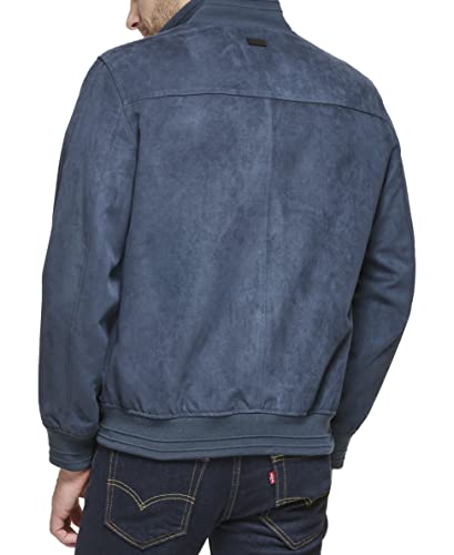 Image of DKNY Men's Modern Knit Collar Bomber Jacket