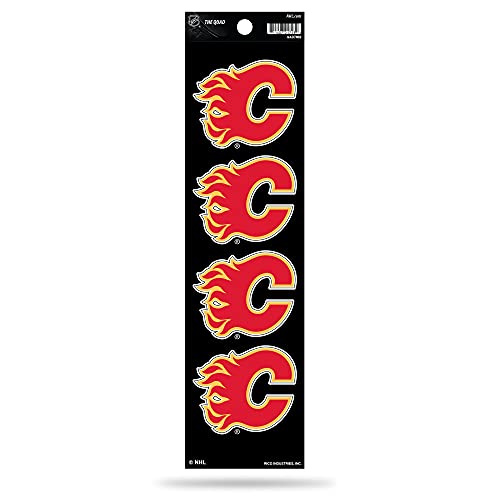 Rico Industries Rico QAD7602 Calgary Flames The Quad Decal Set