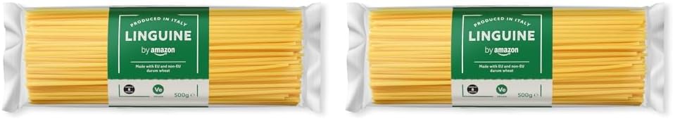 by Amazon Linguine, 500g (Paquete de 2)