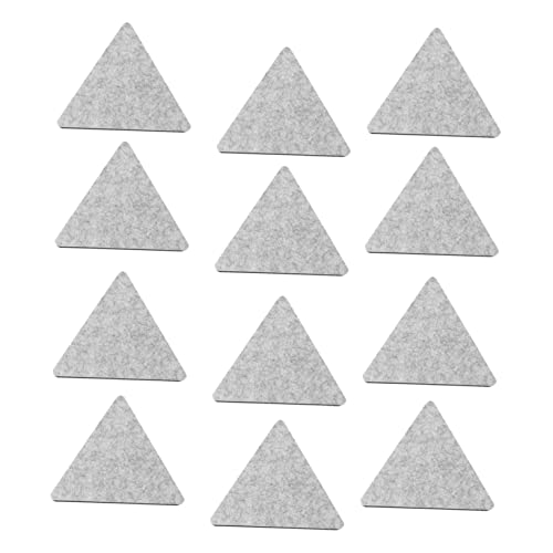12 Piezas Panel Triangular de Fieltro para Decoración de Pared DIY y Aislamiento Acústico miniatura 1