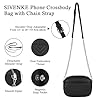 SIVENKE Damen Handy Umhängetasche Klein PU Leder Crossbody Bag Damen Schultertasche Handytasche Stylisch Handtasche mit Abnehmbar Schultergurt #4