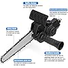 6 Inch Electric Drill Modified To Electric Chainsaw Tool Attachment Electric Chainsaws Accessory Practical Modification Tool Set Woodworking Cutting Tool