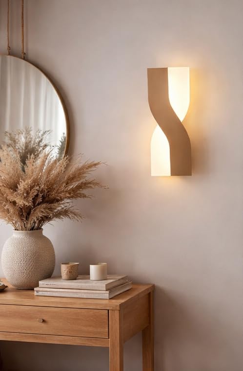 Image of blissbells Crystal Wall Light, LED Decorative Sconce (S-Shape Twisted Sconce)