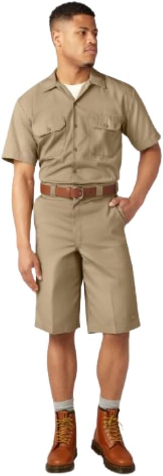 Dickies Men's Young Adult Sized Flat Front Short