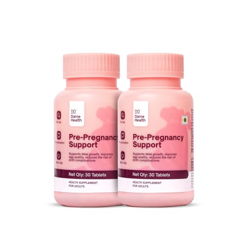 Image of Pre-Pregnancy Support | Preconception Multivitamin Tablets for Women | Folic Acid, Inositol, NAC & Zinc | Boost Egg Quality, Fertility & Prepare Body for Pregnancy | 60 Tablets, 60 Days