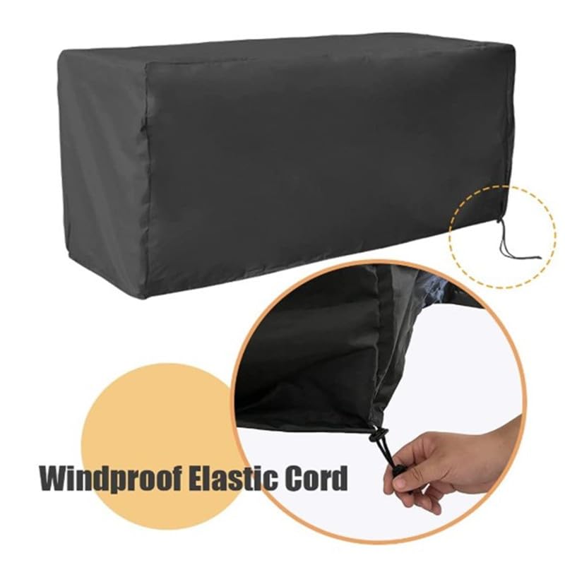 Copertura Impermeabile Per Mobili Da Giardino 210D Oxford, 123x62x55 Cm - Protegge Da Pioggia, Sole E Polvere
