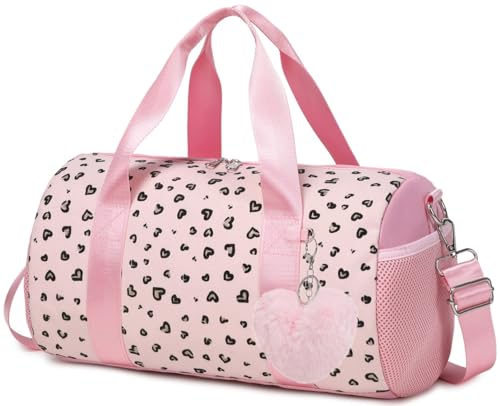 Borsa Danza Bambina Piccola Borsone Palestra Bambini per Sportive Sport Ginnastica Artistica Piscina Rosa